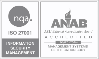ISO 27001 NQA certificate